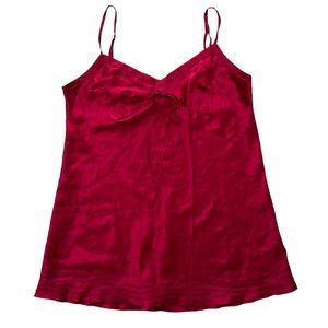 Banana Republic Red 100% Silk Camisole NWOT